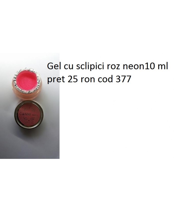 Gel cu sclipici 377 pigmentat 10 ml